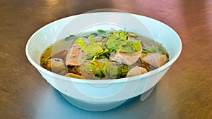 Thai noodle soup (Kuay Tiew)