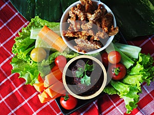 Thai northern food original style and cruisine