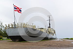 Thai old battle ship