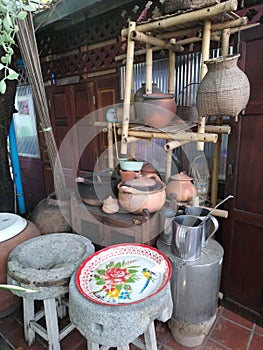 Thai old kitchenware photo