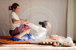 Thai original massage for woman in many spa