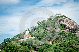 Thai pagoda khao takiab temple