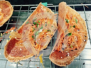 Thai pancake,thai dessert