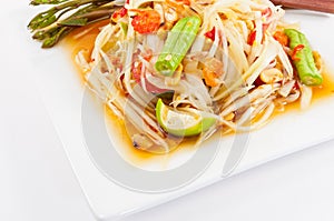 Thai papaya salad