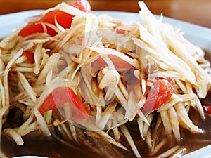 Thai papaya salad SOM-TAM