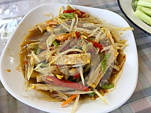 Thai papaye salade, Thai food
