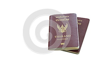 Thai passport, isolated