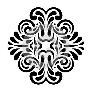 Thai pattern in wall painting