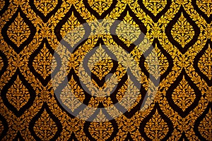 Thai pattern wallpaper culture art background