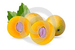 Thai Plango, Plum Mango, Mayongchid, Maprang or Sweet Yellow Marian Plum fruit