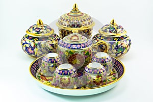 Thai porcelain pottery