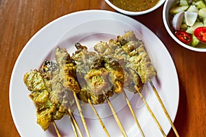 Thai pork satay