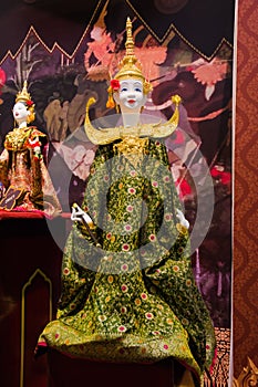 Thai puppet show at Bangkok, Thailand
