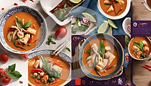 Thai Red Curry Fantasy - A Gastronomic Journey into the Heart of Thai Culinary Artistry