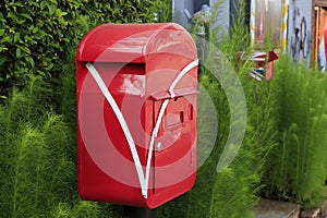 Thai red post box