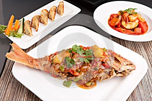 Thai Red Snapper with Tamarind