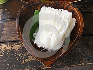 Thai rice nodule, Thai food photo