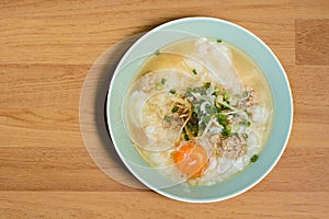 Thai rice soup