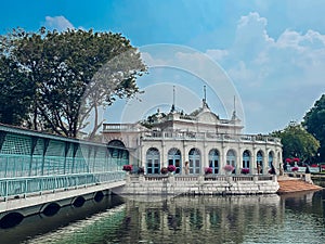 Thai Royal Residence at Bang Pa-In Royal Palace in Thailand.