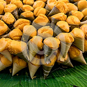 Thai`s dessert made from sugar palm tree