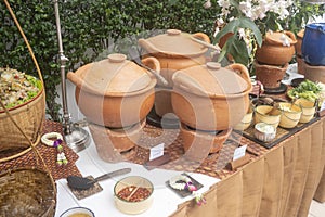 Thai`s traditional earthware pot