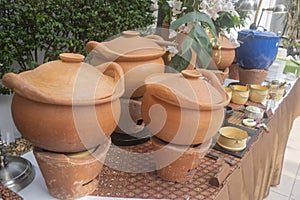 Thai`s traditional earthware pot