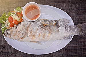 Thai Salt-Crusted Grilled Fish