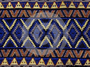 Thai sarong pattern.