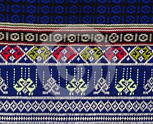 Thai sarong pattern.