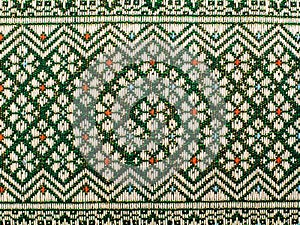 Thai sarong pattern.