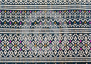 Thai sarong pattern.