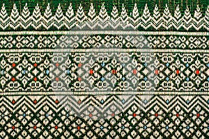 Thai sarong pattern.