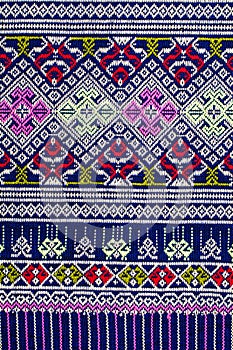 Thai sarong pattern.