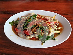 Thai seafood at Samut Sakorn
