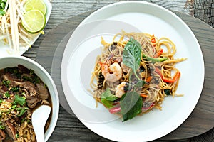 Thai Shrimp with Noodles