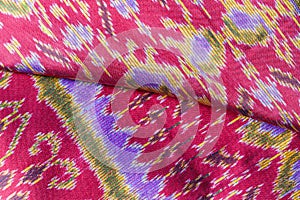 Thai silk fabric pattern