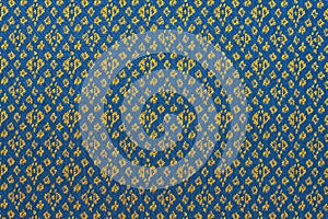 Thai silk fabric pattern