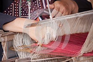 Thai Silk weaving