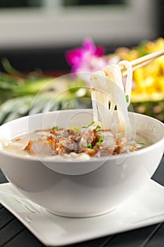 Thai Soup with Pork