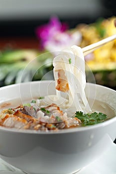 Thai Soup with Pork