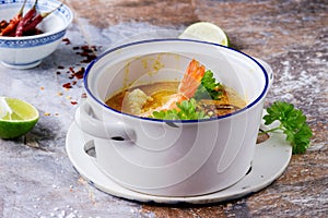 Thai soup Tom Yam