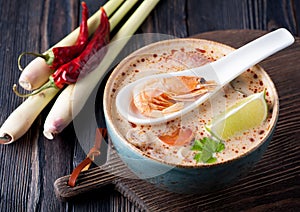 Thai soup Tom Yam