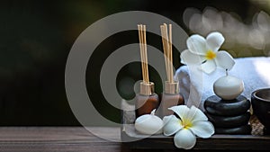 Thai Spa. Massage spa treatment aroma for healthy wellness and relax.