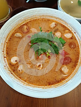 Thai spice tomyam nudle
