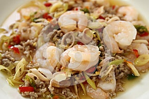 Thai Spicy Lemongrass Shrimp