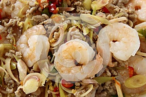 Thai Spicy Lemongrass Shrimp