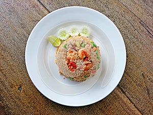 Thai Spicy Shrimp Paste Fried Rice Thai food