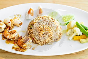 Thai Spicy Shrimp Paste Fried Rice