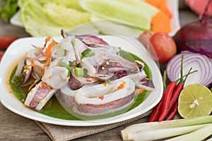 Thai Spicy Squid Salad