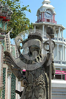 Thai statue in Bangkok Thailand